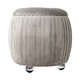EV21929-03#19" Newry Taupe Velvet Storage Stool