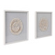 EV21968#S/2 20x20 Atlantic Shell Shadowbox Art