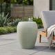 EV21992#15x18 Kaunas Green Garden Stool 