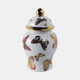 22057-01#8x5" Butterflies Temple Jar, Multi
