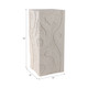 EV22049-01#24" Wood Roanoke Carved Plaster Pedestal Sm, Ivory