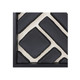 EV22050#S/2 20x20 Wood Valencia Wall Art, Black/cream