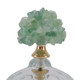 EV22073-01#6" Lancelot Small Green Stone Glass Jar