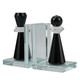 EV22087#S/2 7" Raina Crystal Chess Piece Bookends
