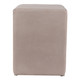 EV22089#19" Halofax Tan Suede Ottoman Stool