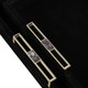 EV22095#S/2 17/20" Rayne Black Suede Trays