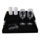 EV22095#S/2 17/20" Rayne Black Suede Trays