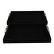 EV22095#S/2 17/20" Rayne Black Suede Trays