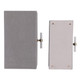 EV22100#S/2 12/14"avea Gray Suede/moonstone Hardware Boxes