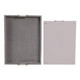 EV22101#S/2 18/20"avea Gray Suede/moonstone Hardware Trays