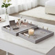 EV22101#S/2 18/20"avea Gray Suede/moonstone Hardware Trays