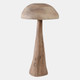 22145#32x17" Mushroom With Wood Grain, Brown 