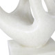 EV22154#16" Cowley Quartz Resin Statuary, White