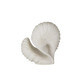 EV22160#14" Evanston Quartz Resin Shell Statuary, White