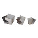 EV22166#S/3 6/7/8" Hulett Silver Cubes