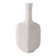 EV22170#15" Mortsel Small Quartz Resin Vase, White