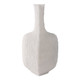 EV22170#15" Mortsel Small Quartz Resin Vase, White