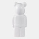 22180#12" Deco Bear Figure, White