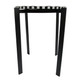 EV22182#Platted Blk And White Accent Table