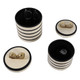 EV22183#S/2 7/9" Platted Blk & White Boxes 