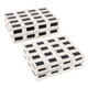 EV22185#S/2 10/12" Hulette Blk & White Boxes