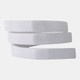 22188#12x10" Loopy Resin Object, White