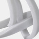 22190#16x12" Resin Knot Object, White