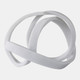 22190#16x12" Resin Knot Object, White