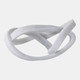 22190#16x12" Resin Knot Object, White