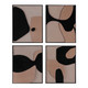 EV70457#S/4 16x20 Upton Suede Wall Art