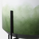 22209-02#S/2 19/23" Gradient Metal Planters On Stands, Gree