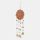 22211#36x10" Terracotta Sunshine Chime, Brown 