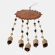 22211#36x10" Terracotta Sunshine Chime, Brown 