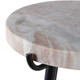 EV22173#21" Avondale Marble Accent Table, White