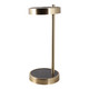 EV22228#24" Chandler Black And Gold Cocktail Table
