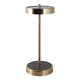 EV22228#24" Chandler Black And Gold Cocktail Table