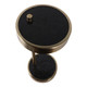 EV22228#24" Chandler Black And Gold Cocktail Table
