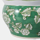 22235-01#S/2 6/8" Floral Chinoiserie Planters, Green