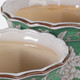 22236-02#S/2 10/12 Bird & Flower Chinoiserie Planters,green