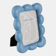 22241-05#4x6" Puffy Squiggle Photo Frame, Blue