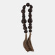 22174#60" Terracotta  Varied Size Bead Garland, Brown