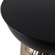 EV22268#18" Tusayan Black And Gold Accent Table