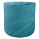 EV22277-01#11" Kent Small Blue Swirl Glass Vase