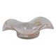 EV22278#9" Scinder Amber Glass Bowl