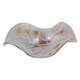 EV22278#9" Scinder Amber Glass Bowl