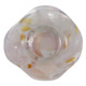 EV22278#9" Scinder Amber Glass Bowl