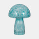 51336-02#11" Spotted Mushroom Lamp, Seafoam