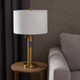 51371#27x15" Metal Lamp With 2 Pulls, Gold