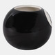 22305#4" 8-ball Pencil Cup, Black/white