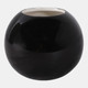 22305#4" 8-ball Pencil Cup, Black/white